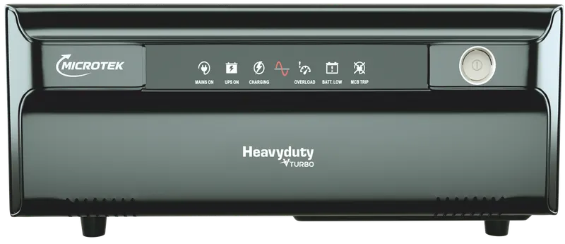Microtek Heavy Duty UPS 1750-vTURBO 12V DG | 1200W Digital Inverter with Bigger Transformer Fast Charging, Low Voltage Charging (90V), Long Backup,