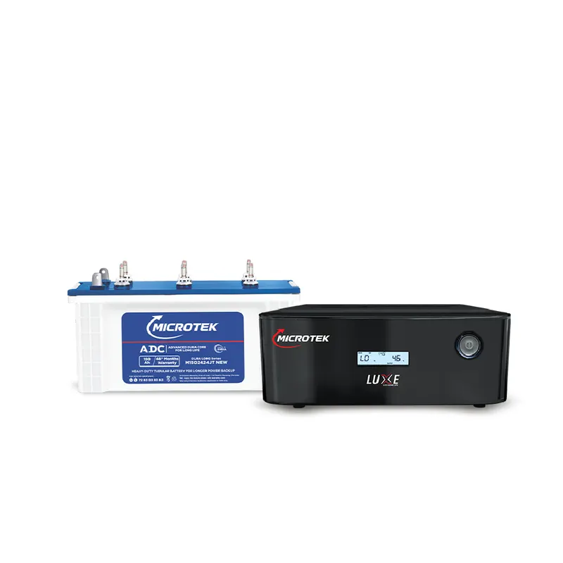 LUXE NEW 1200 (950 VA / 12 V Pure Sine Wave) Inverter + M1502424JT 150 Ah / 12 V Battery Combo
