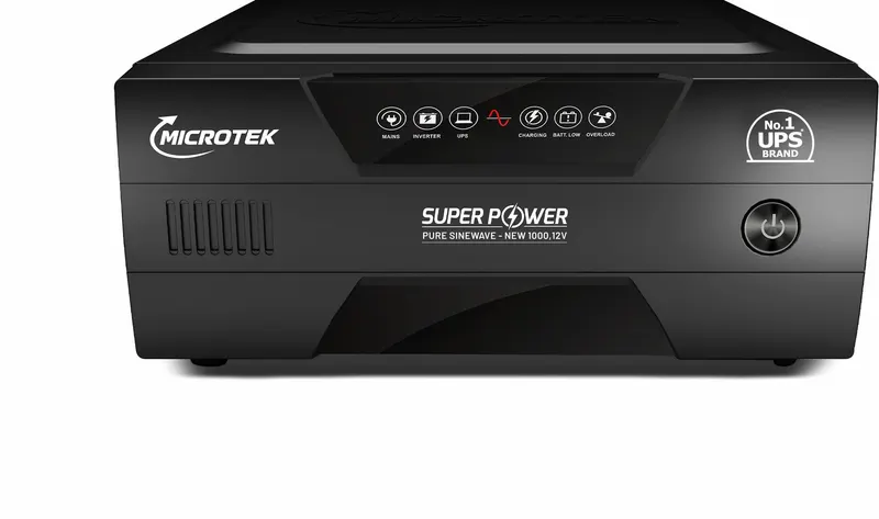 Microtek Super Power 1700 Advanced Digital 1600VA/24V Inverter, Support 2 Battery with 2 Year Warranty for Home, Office & Shops